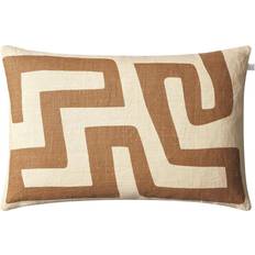 Chhatwal & Jonsson Boligtekstiler Chhatwal & Jonsson Nagra Cushion Cover Pudebetræk Beige, Brun (60x40cm)