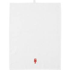 Normann Copenhagen Yummy Tea Towels Kökshandduk Röd, Vit (70x50cm)