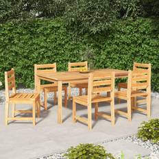 vidaXL 7 Garden Patio Dining Set