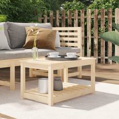 vidaXL Havebord 82,5x50,5x45 massivt fyrretræ