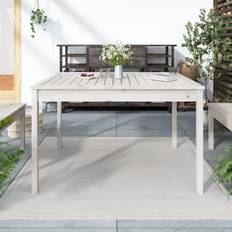 vidaXL Trädgårdsbord massiv furu