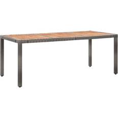 vidaXL Havebord polyrattan