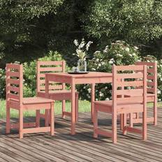 vidaXL natural douglas Garden Patio Dining Set, 1 Table incl. 4 Chairs