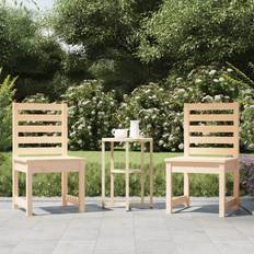 Stackable Patio Chairs vidaXL natural pine, Garden Garden Dining Chair