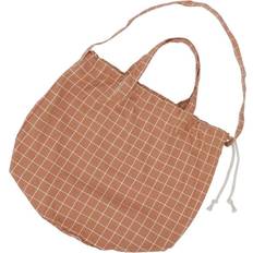 Laukut Haps Nordic indkøbsnet Warm Terracotta Check