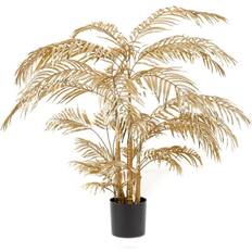 Goud Kunstplanten Emerald Kunstplant Goudpalm 145 cm Goudkleurig