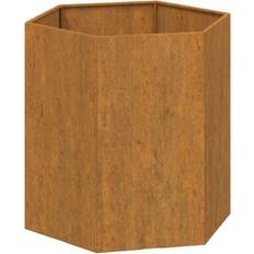 vidaXL Fioriera Ruggine 40x40x45 cm Acciaio Corten - Marrone