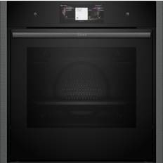 Neff pyrolytic hide and slide oven Neff B64VT73G0B Trim Grey, Black