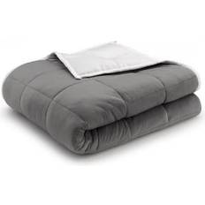 Microfiber Weight Blankets Ella Jayne Anti-Anxiety Weight blanket 5.443kg White, Grey (182.88x121.92cm)