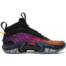 Multicolored Indoor Sport Shoes Children's Shoes NIKE Air Jordan XXXVI GS - Black/Rosa mortal/Court Purple/Laser Orange