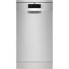 45 cm Dishwashers AEG 7000 Glasscare FFB73527ZM Grey, White