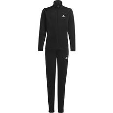 Adidas Solid Colours Tracksuits adidas Junior Badge of Sport Poly Training Kit - Black