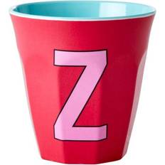 Rice Pinkish Colors Melamine Alphabet Cup Z Z