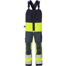 Arbejdstøj & Udstyr Fristads Flame overalls 1584 FLAM, Hi-vis Gul/Marine