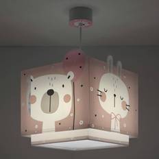 Rosa Lampade da soffitto Dalber Baby Jungle Rosa Giungla Orso Leone Tigre Coniglio Lampada a Sospensione