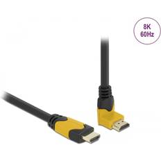 Delock hdmi 2.1 kabel DeLock High Speed HDMI-kabel 2.1 Opad Vinklet