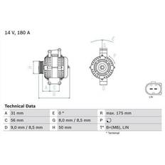 Bosch Generatori Bosch 0 986 048 450