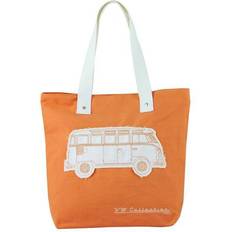 Orange Tote Bag & Shopper tasker Brisa VW Camper VAN Canvas Shopper Bag Green