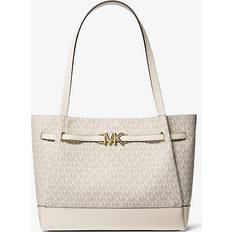 Michael Kors Natural Totes & Shopping Bags Michael Kors Reed Large Logo Tote Bag