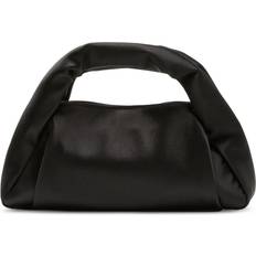 Satin Håndtasker Stuart Weitzman Moda Mini Tote - Luksuriøs Satin Håndtaske - Sort