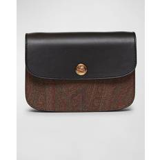 Etro Uld Skuldertaske Med Paisleymotiv - Brun