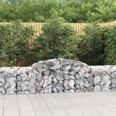 300 11 vidaXL 300 60/80 cm/ 11 pcs Arched Gabion Basket Cage 50x100cm