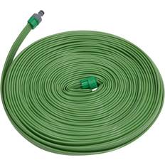 Verde Tubi vidaXL Tubo di Irrigazione 3 Tubi Verde 15 m PVC