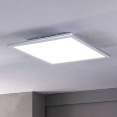 Lindby LED Livel CCT 40 cm x 40 cm Aluminio Plafón