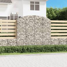 Gabionkurver vidaXL 200 Arched Gabion Basket Iron Mesh Wire Stone