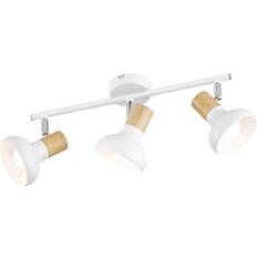 Wofi Lustres Wofi Plafonnier Lampe En Bois 3x E14 LxlxH 49x13x16 cm 775503069000 Lustre