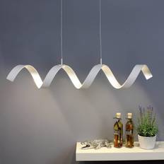 ECO-Light Helix LED white/silver Pendant Lamp
