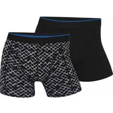 Claudio Cotton Trunks 2-pack - Black/Navy White
