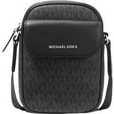 Michael Kors Hudson Logo Smartphone Crossbody Bag - Black