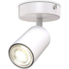 Müller Licht Ceiling Light 1 Way Single Adjustable GU10 White Spotlight