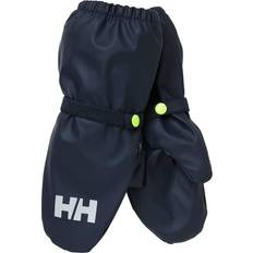 Bleu Moufles Helly Hansen Kid's Bergen Fleece Pu Mittens - Navy