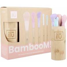 Mattapintainen Meikkisiveltimet ilū Bamboom! Brush 5Pcs Bamboo Tube Set 1 kpl