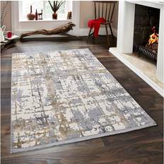 LOTO LIVING Naveena Wiltonmatta 200x290 Rektangulär Grå, Beige