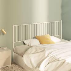 vidaXL Metal White Headboard