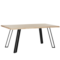 Beliani Wood GRAHAM Dining Table