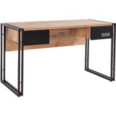 Utdragbara lådor Skrivbord Hanah Home Cosmo Siesta Atlantic Wood/Black Skrivbord 60x139cm