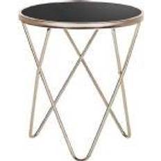 Or Tables Basses Beliani Side Black MERIDIAN II Small Table