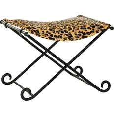 Sort Fodskamler Dkd Home Decor Leopard Fodskammel