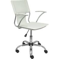 Hvid - Kunstlæder Kontorstole P&C Bogarra 214BL Kontorstol