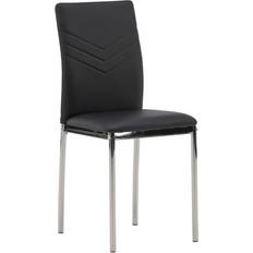 Venture Design Lily Sort/krom Køkkenstol