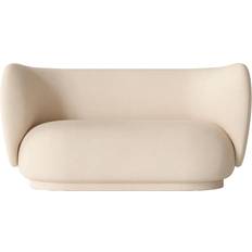 ferm LIVING Rico Brushed Off-White Soffa 2-sits