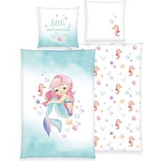 Bettwäsche-Sets Herding Little mermaid Bettwäsche Young Collection 135x200cm