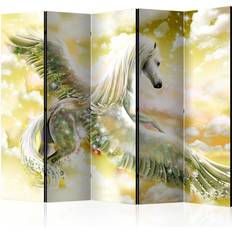 Giallo Separè Artgeist Pegasus Yellow II 225 x 172 cm Biombo