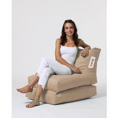 Beige Säkkituolit Hanah Home Siesta Bean Bag Minkki