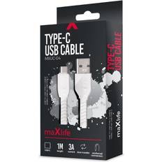 Maxlife Kabler Maxlife MXUC-04 USB-C Kabel 1m