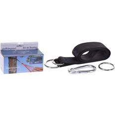 Noir Hamac ProGarden Ensemble d'Accessoires de Hamac Noir Kit de Fixation Installation